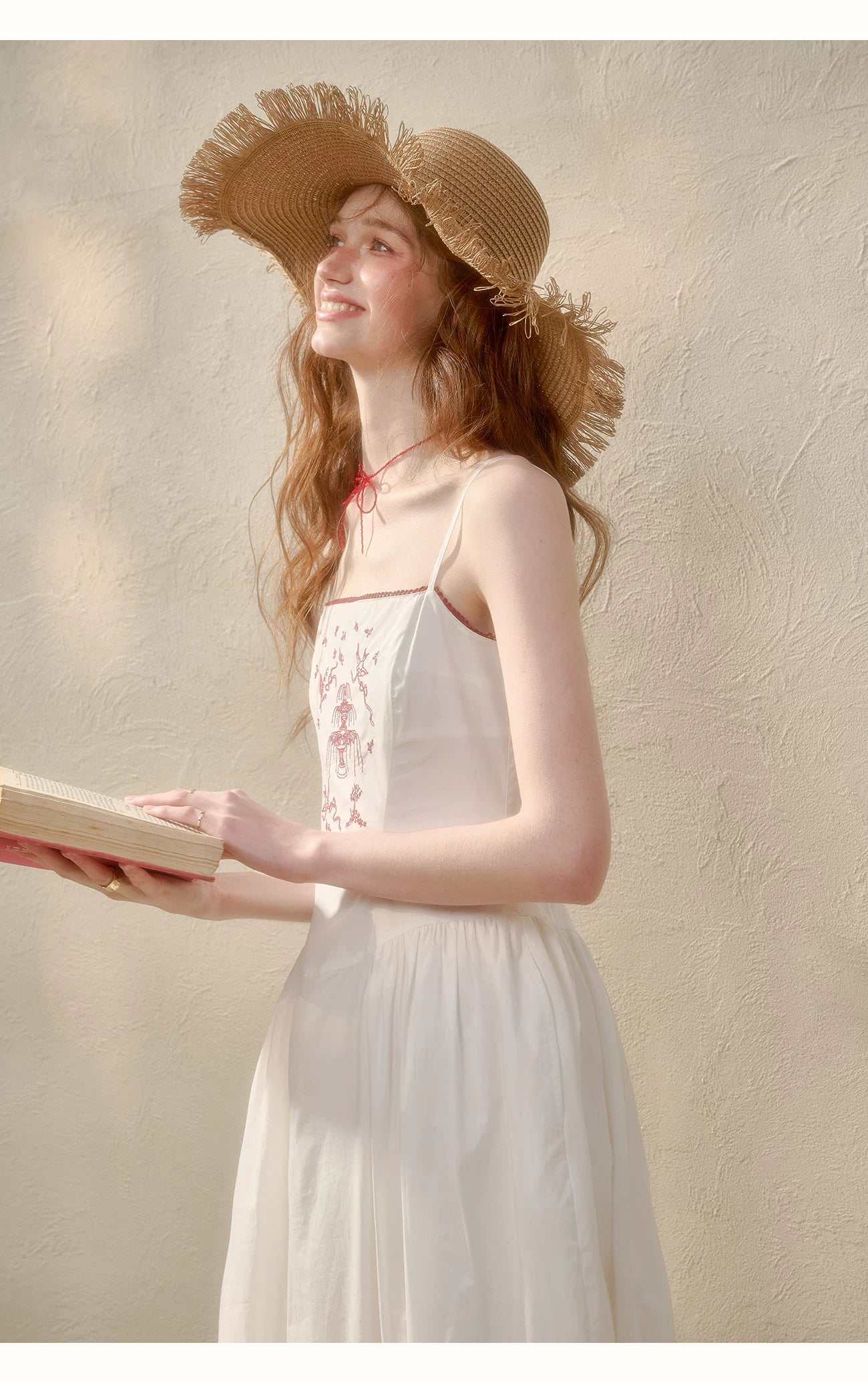 Soap Scent Cotton French White Dress