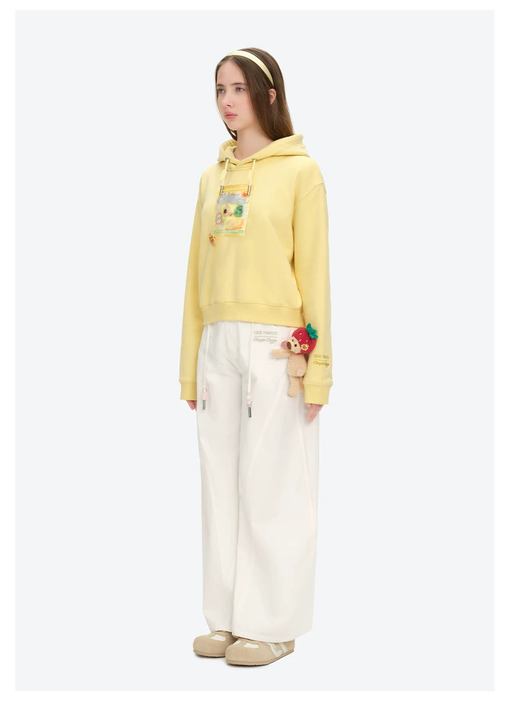Lollipop Wrapper Cropped Hoodie