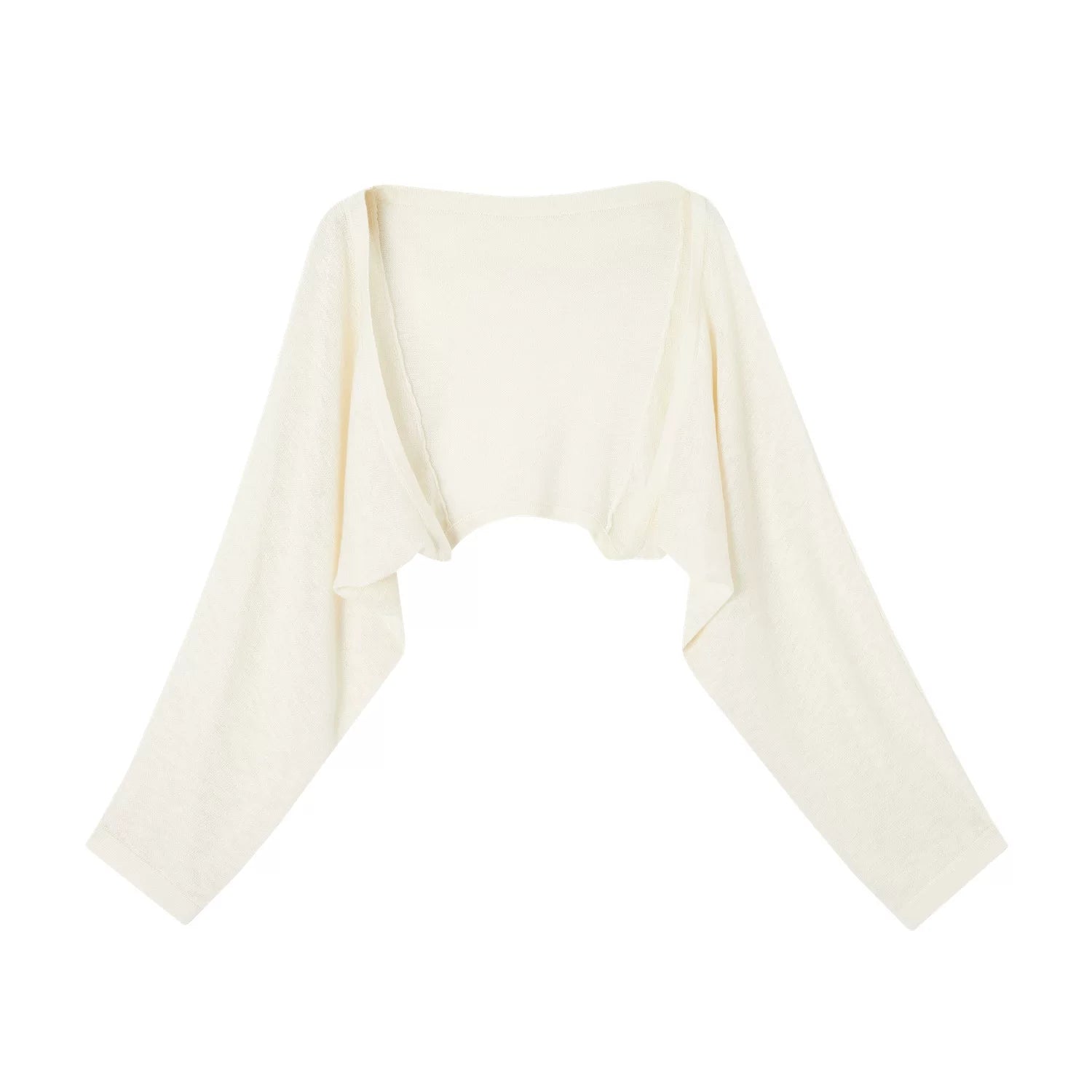 Batwing Cardigan & Bow Strapless Cami Set