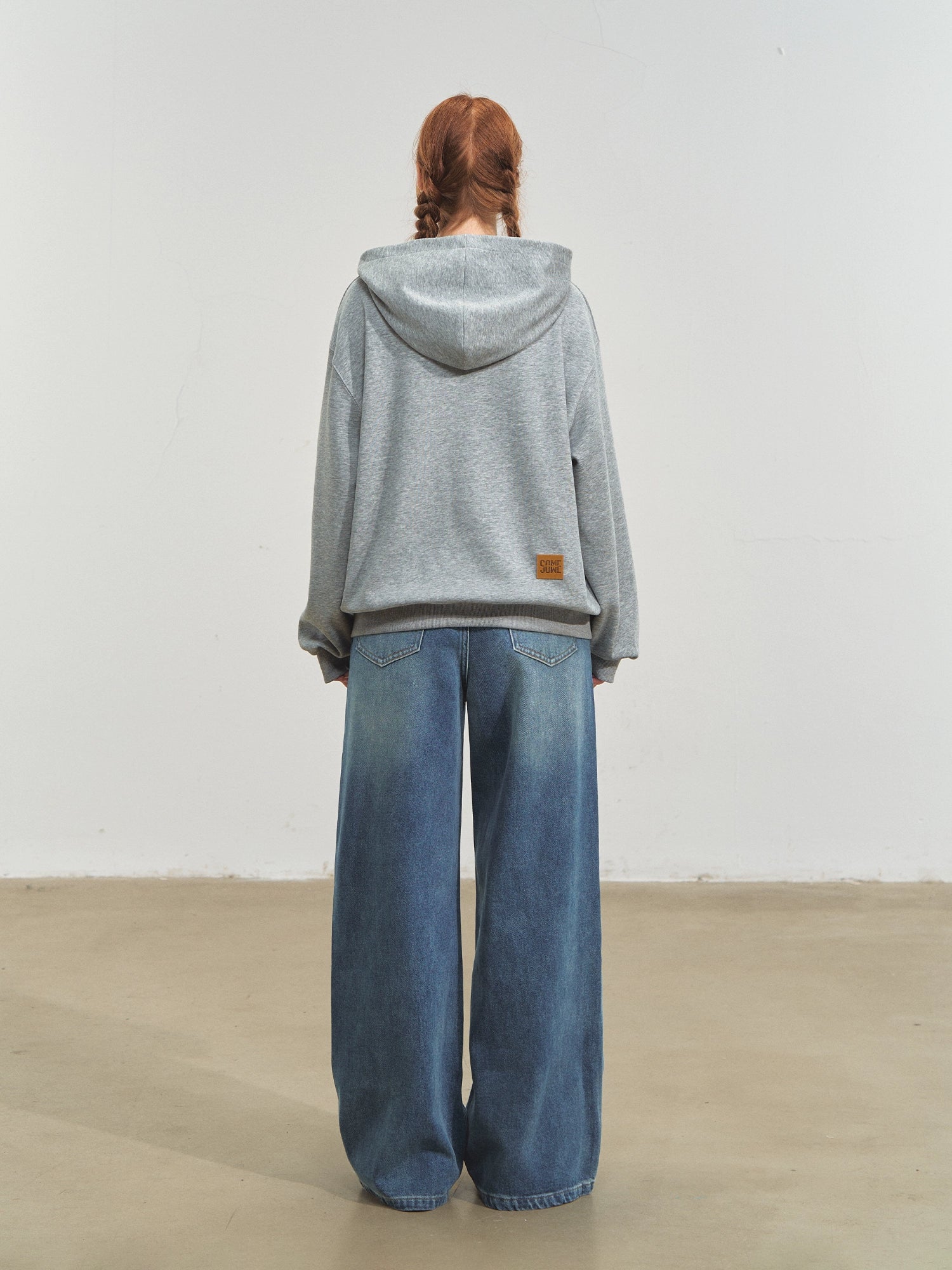 Puppy Wide‑Leg Denim Pants