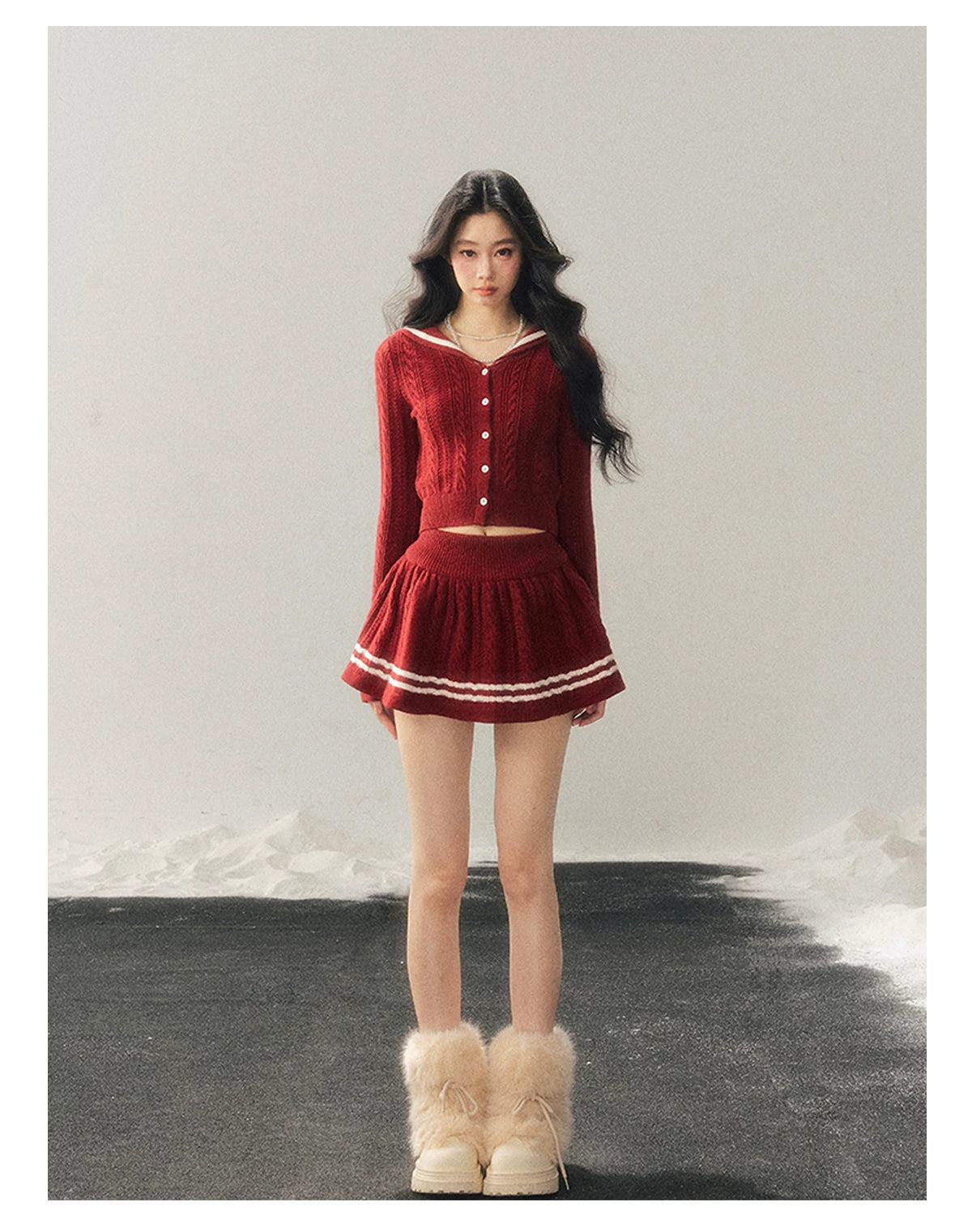 Whispering Evening Breeze Knit Set