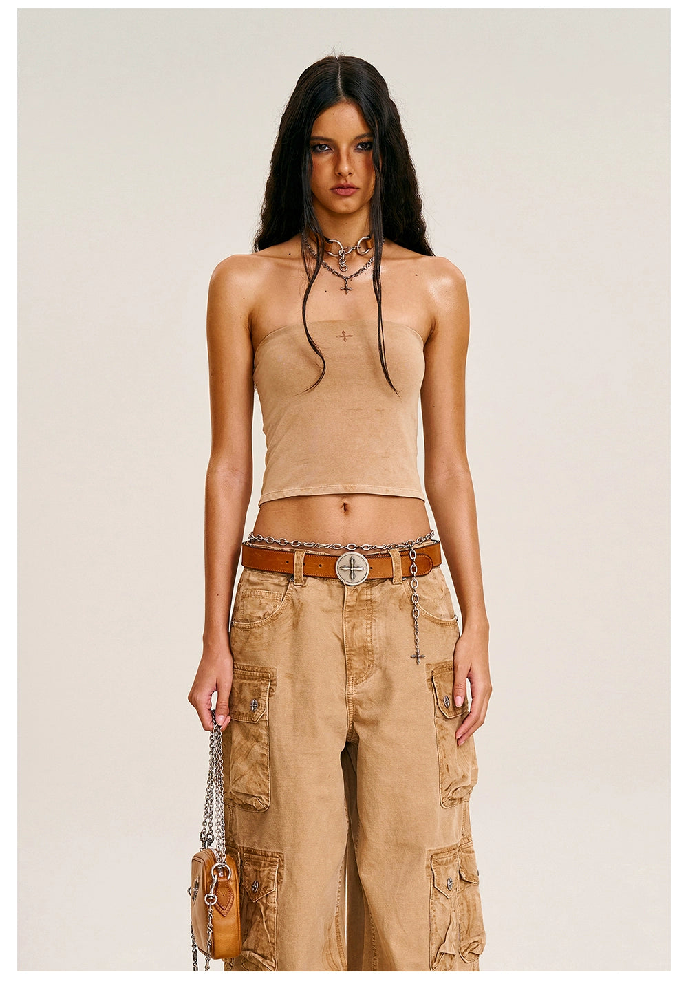 Storm Washed Strapless Bustier - CHINASQUAD