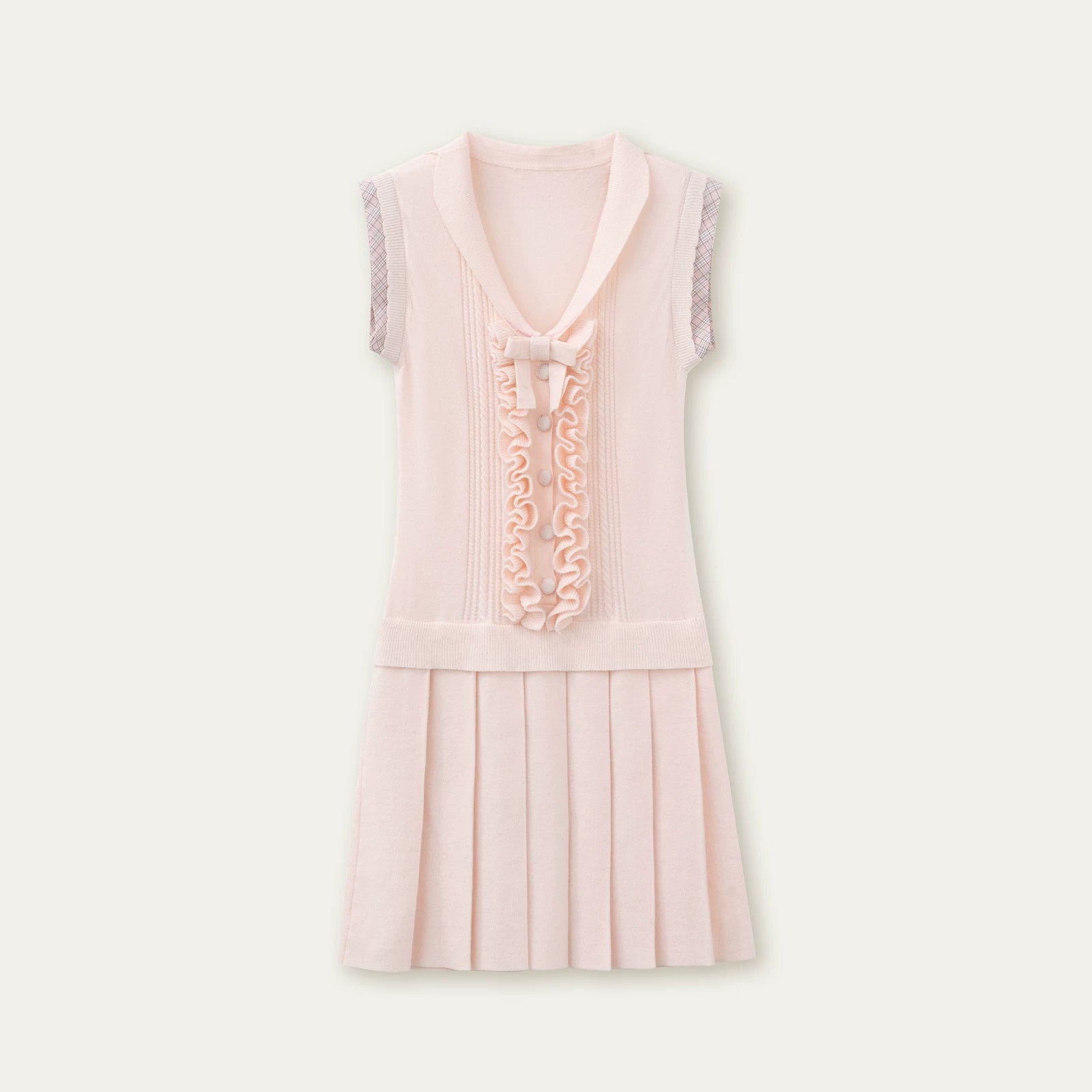Blush Sakura Preppy Knit Dress
