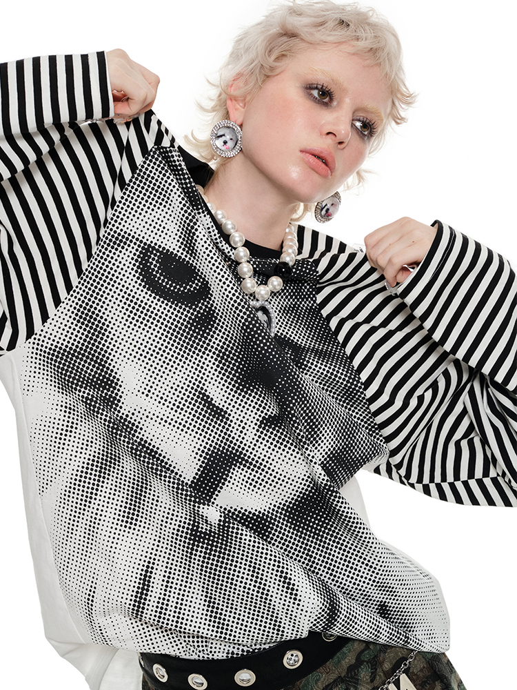 Printed Raglan T-shirt - CHINASQUAD
