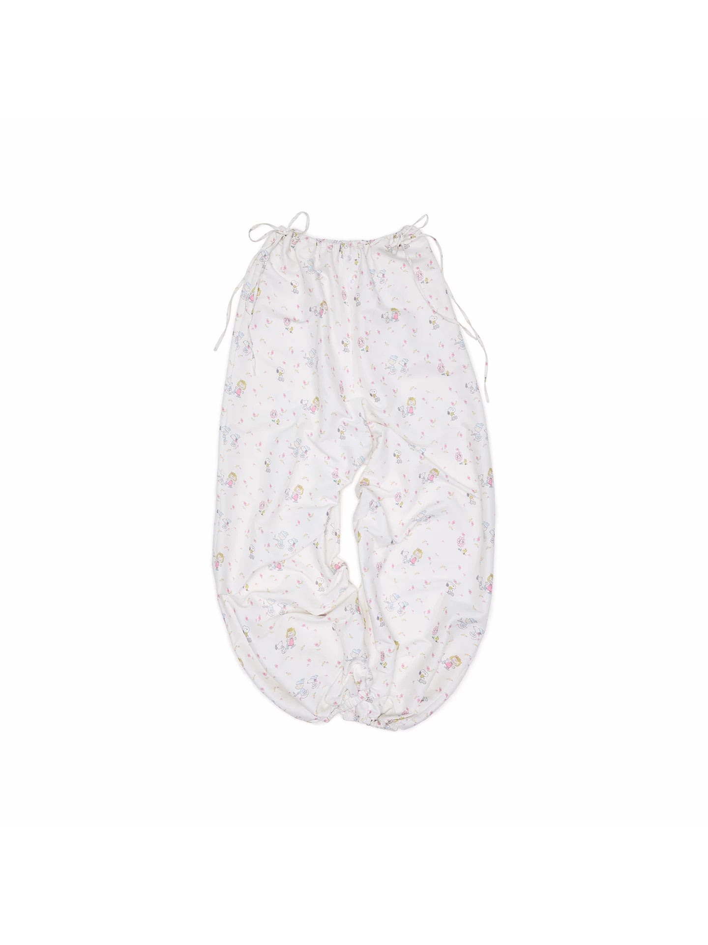 Snoopy Floral Balloon Wide-Leg Pants 1Jinn Studio