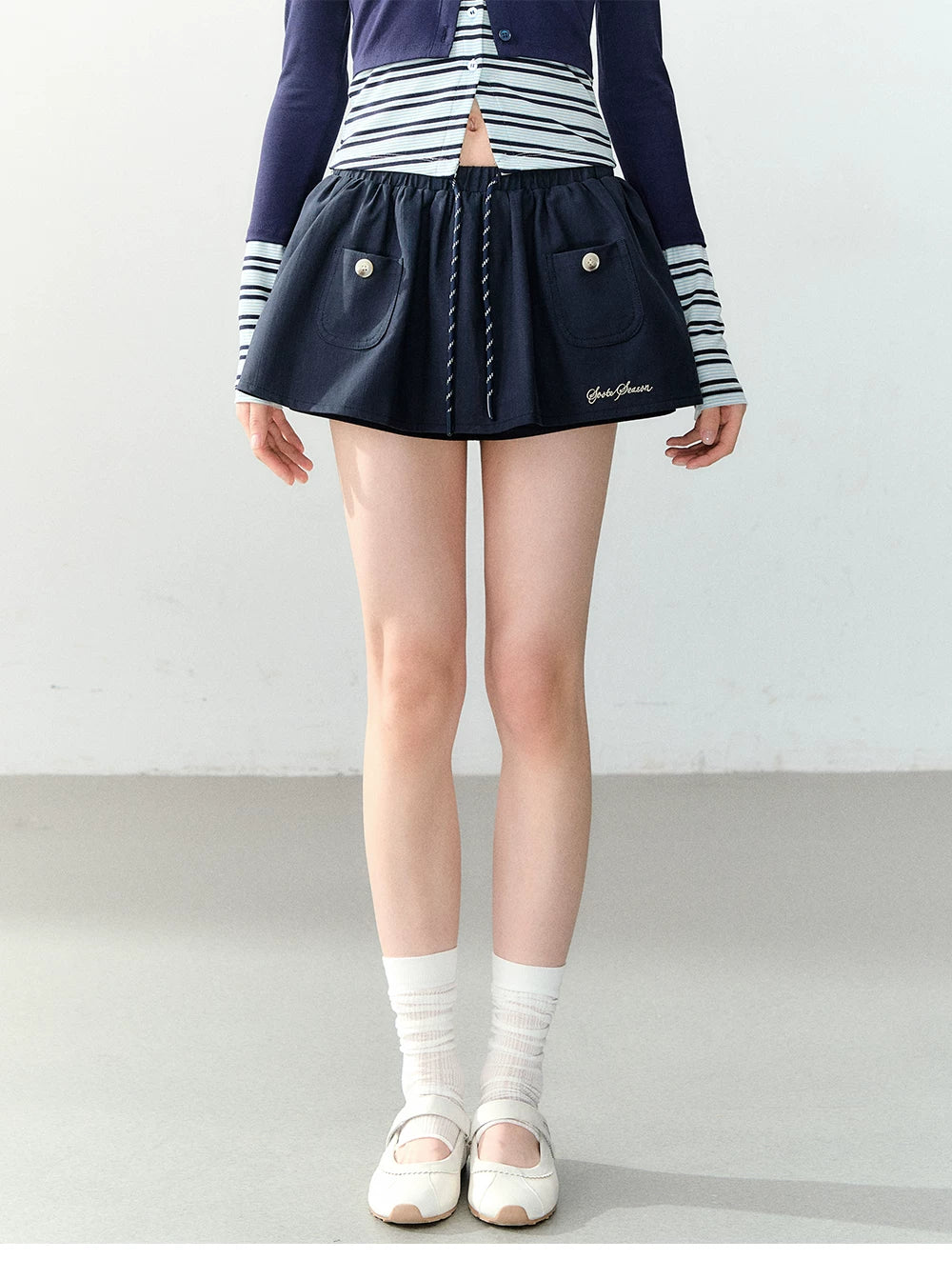 Lycocell Sporty Bubble Skirt Shorts