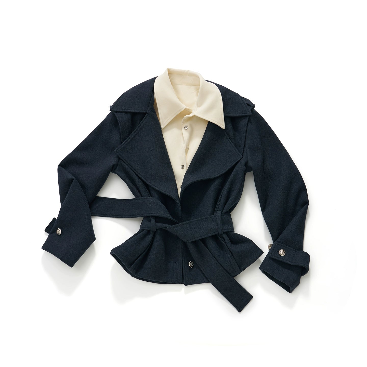 Vintage-Inspired Quilted Blazer & Skirt Set
