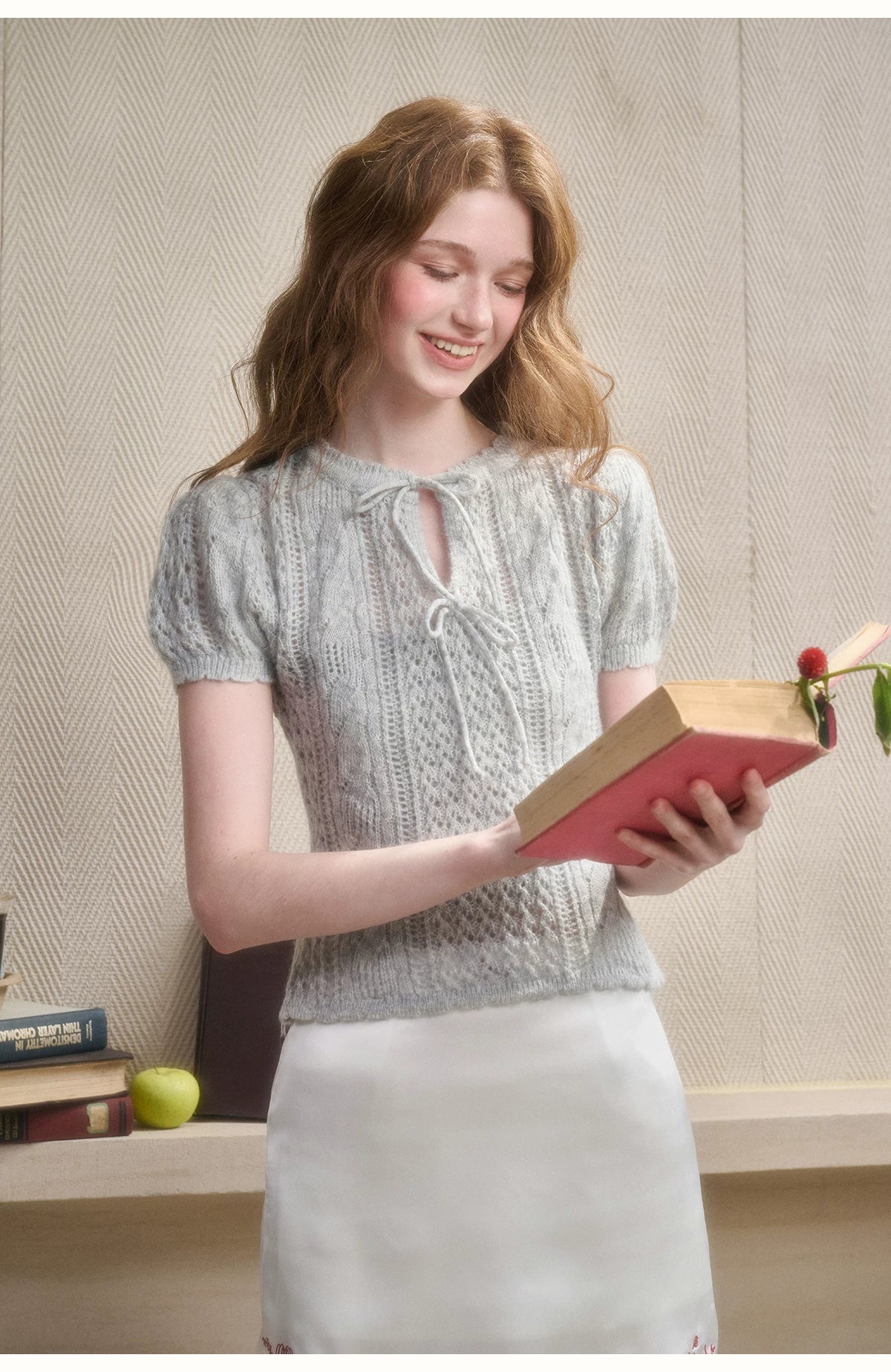 Soft Kitten Mohair Wool Knit Top