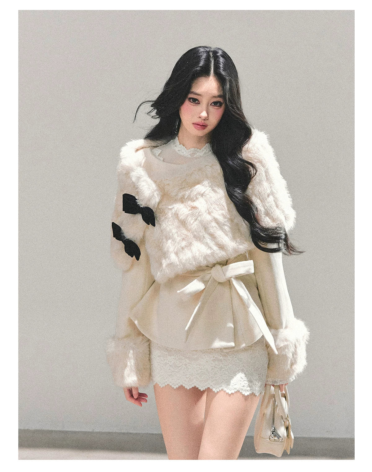 Light Luxury Cape Three-Piece Set