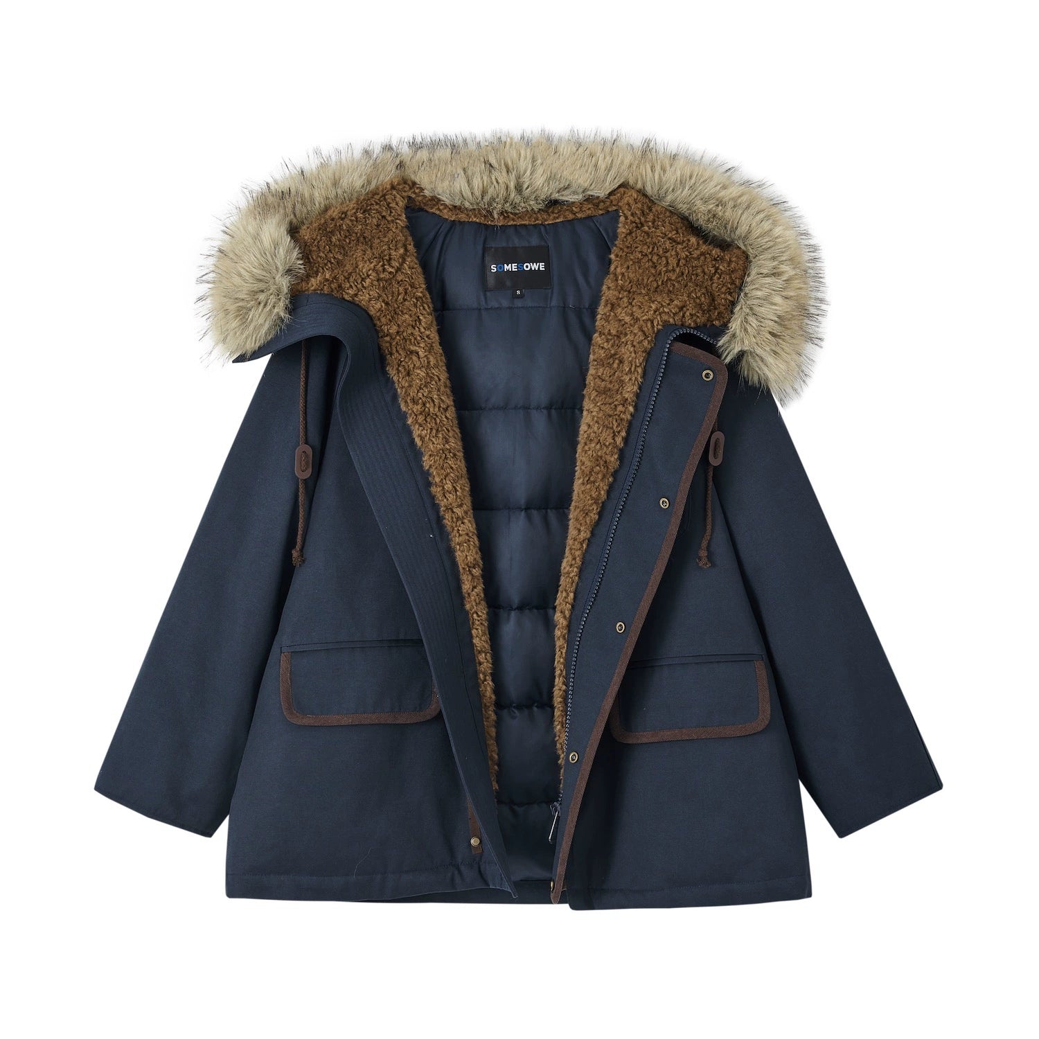 Hooded Utility Parka Puffer Down