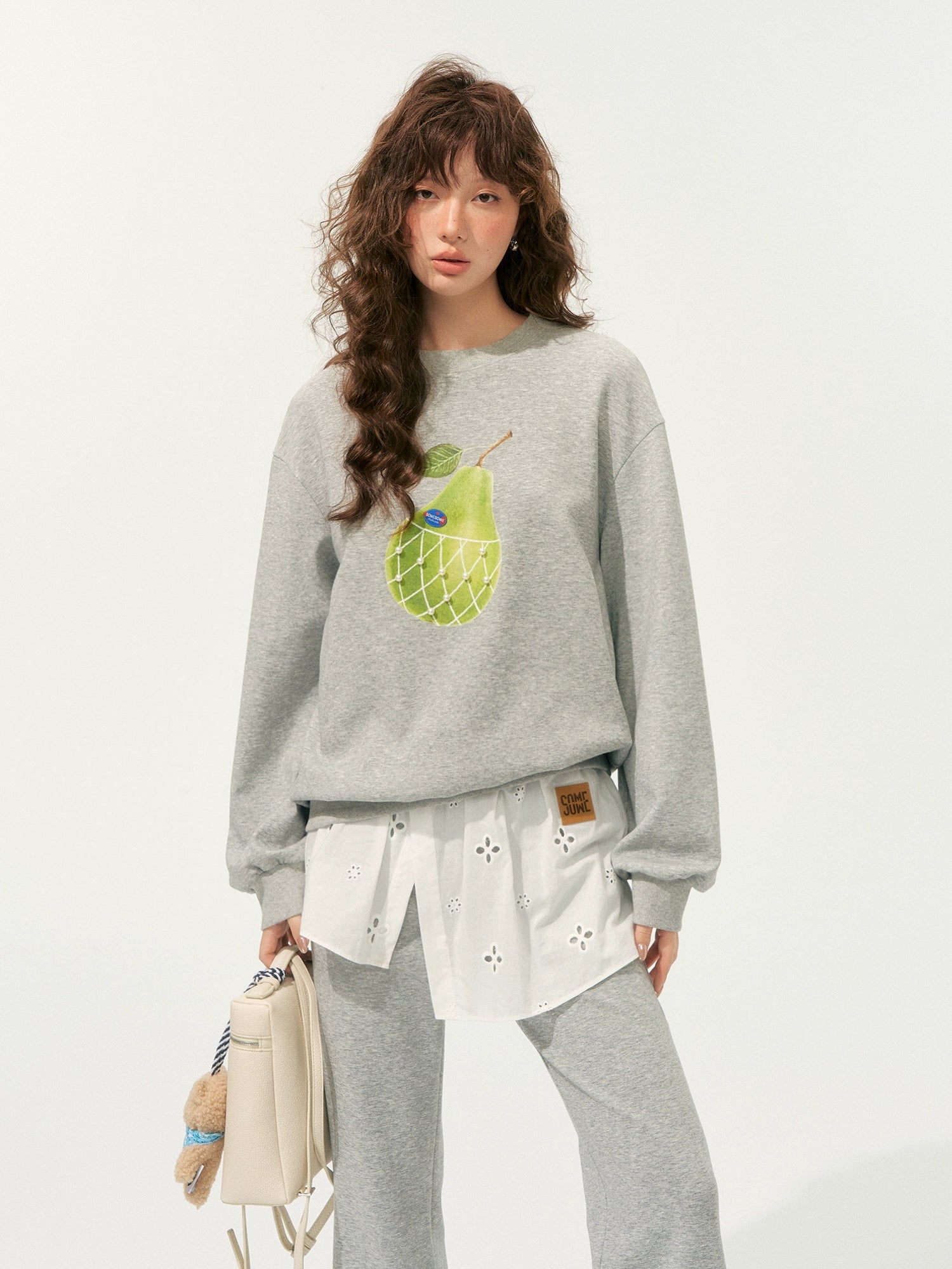 Pear Printed Sweatshirt