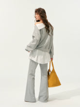 Detachable Spliced Collar Sweatshirt - CHINASQUAD