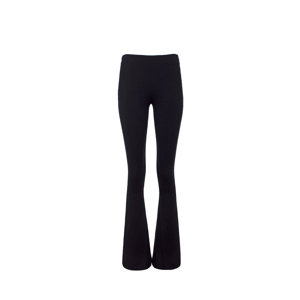High-Stretch Slimming Micro-Flare Pants