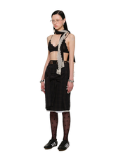 Contrast Plaid Knot Wrap Skirt - CHINASQUAD