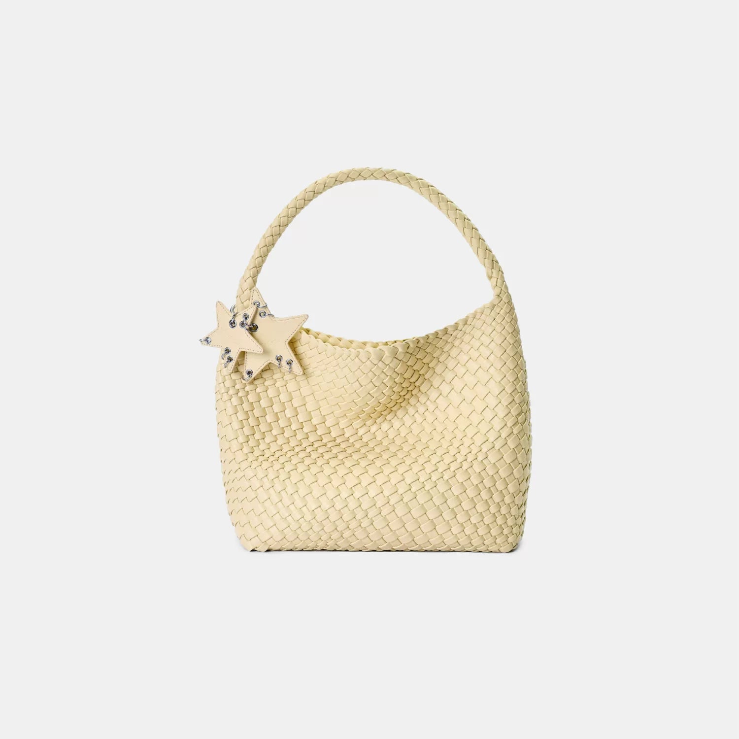 Medium Woven Tote Shoulder Bag ECODAY
