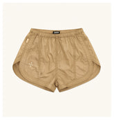 Ancient Myth Metallic Skin Embroidered Athletic Shorts - CHINASQUAD
