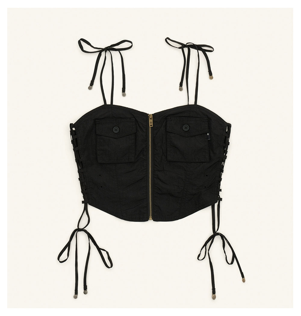 Ancient Myth Adjustable Drawstring Camisole - CHINASQUAD