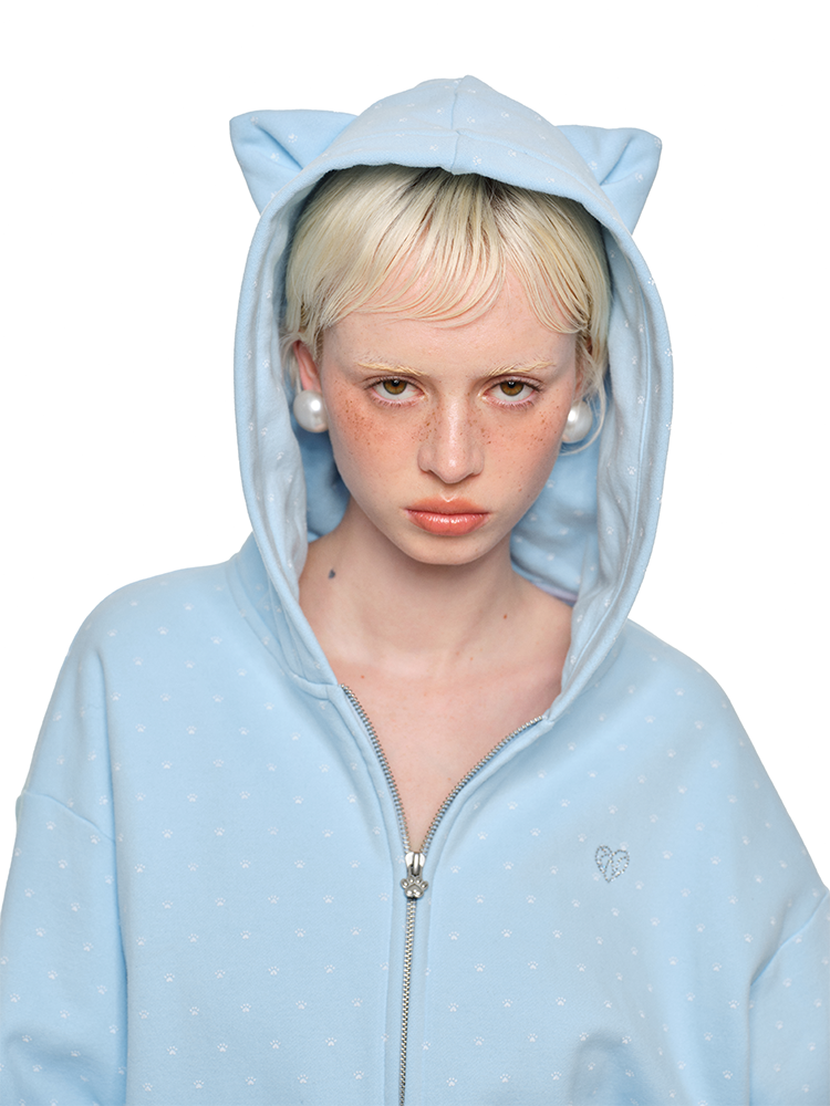 Cat Paw Hooded Sweatshirt - CHINASQUAD