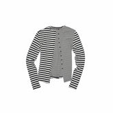 Reversible Striped Cardigan & Pants Set - CHINASQUAD