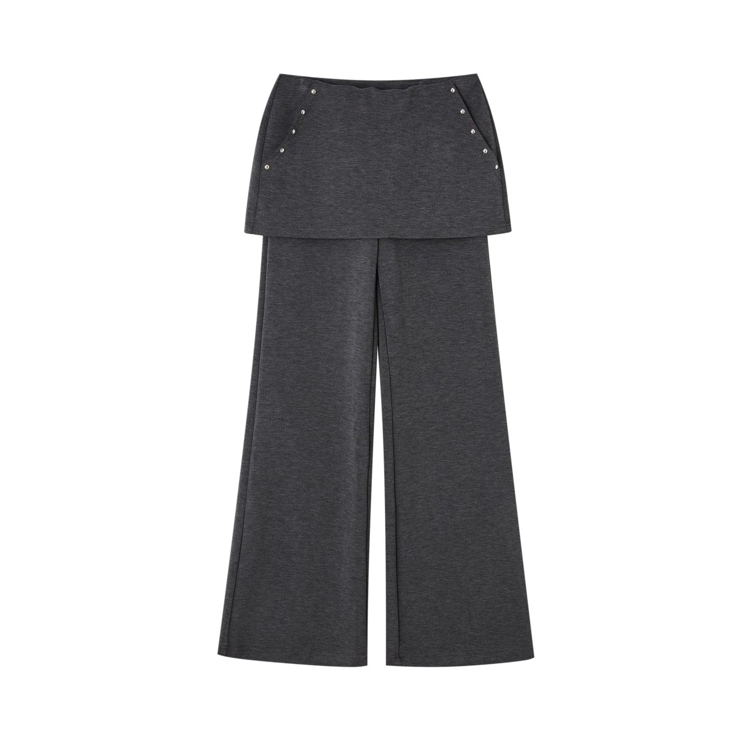 Lace Spliced Fake Two-Piece Knit Sweater
