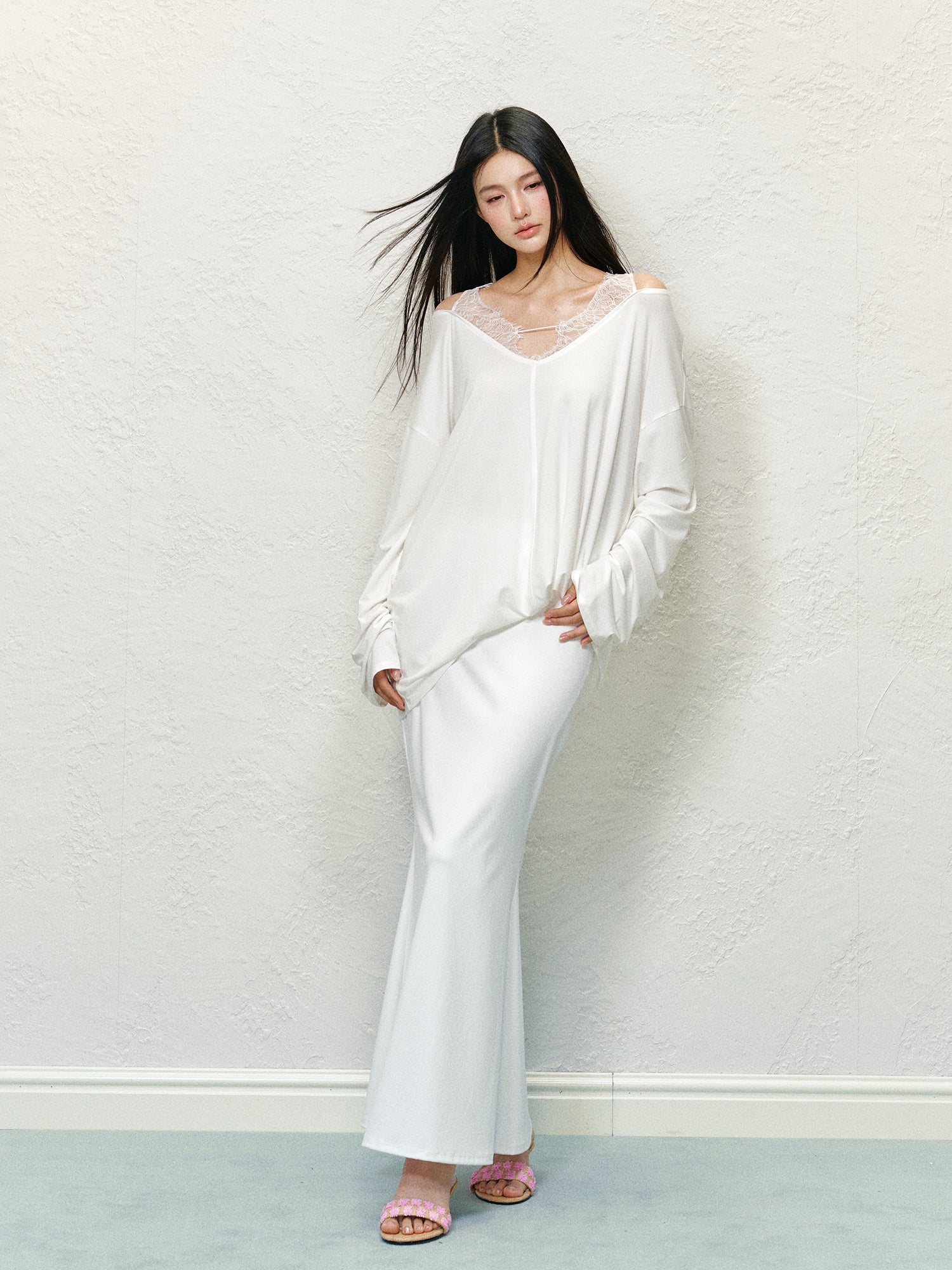 Draping Knit Mermaid Bodycon Skirt - CHINASQUAD
