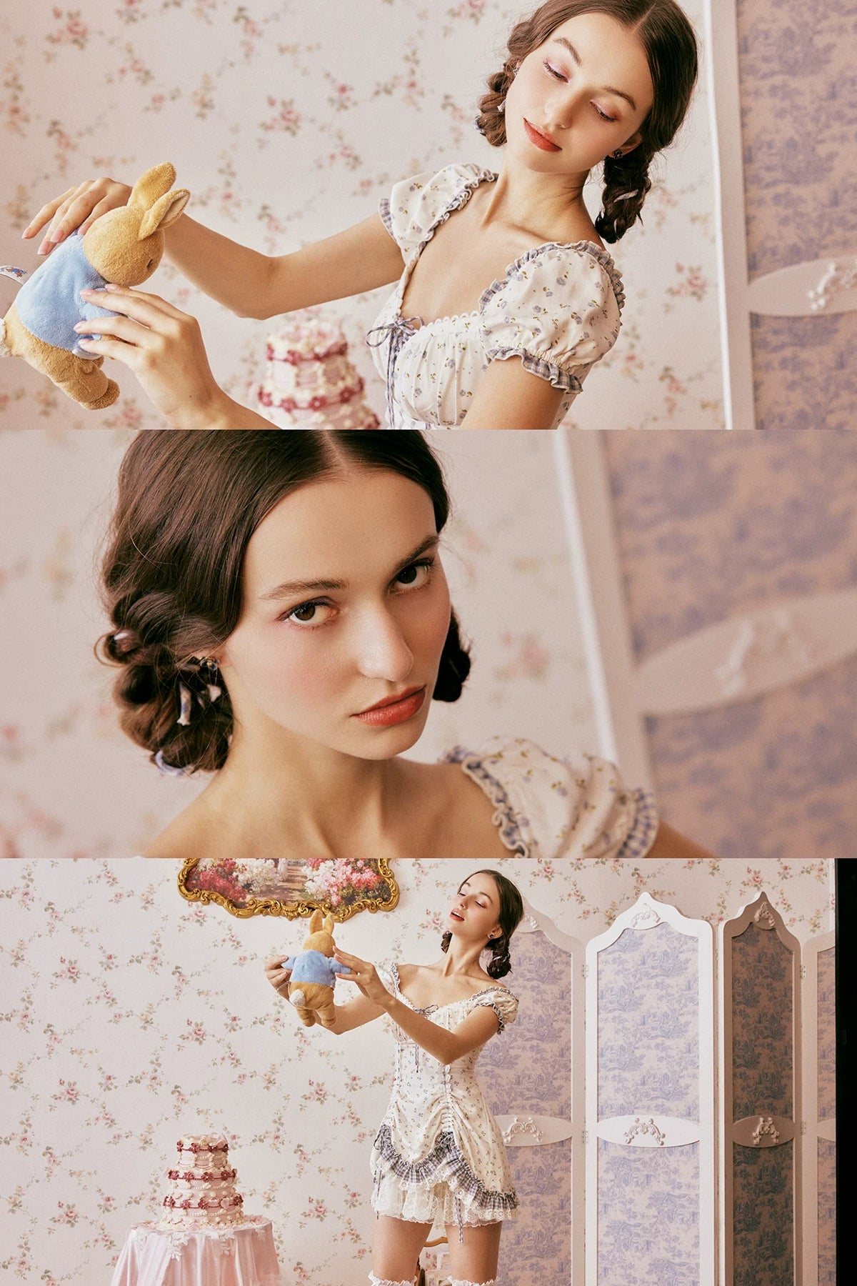 French Sweet Convertible White Short Dress