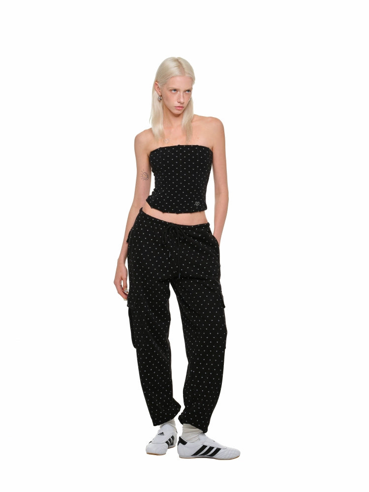 Cat Paw Cargo Long Sweatpants - CHINASQUAD