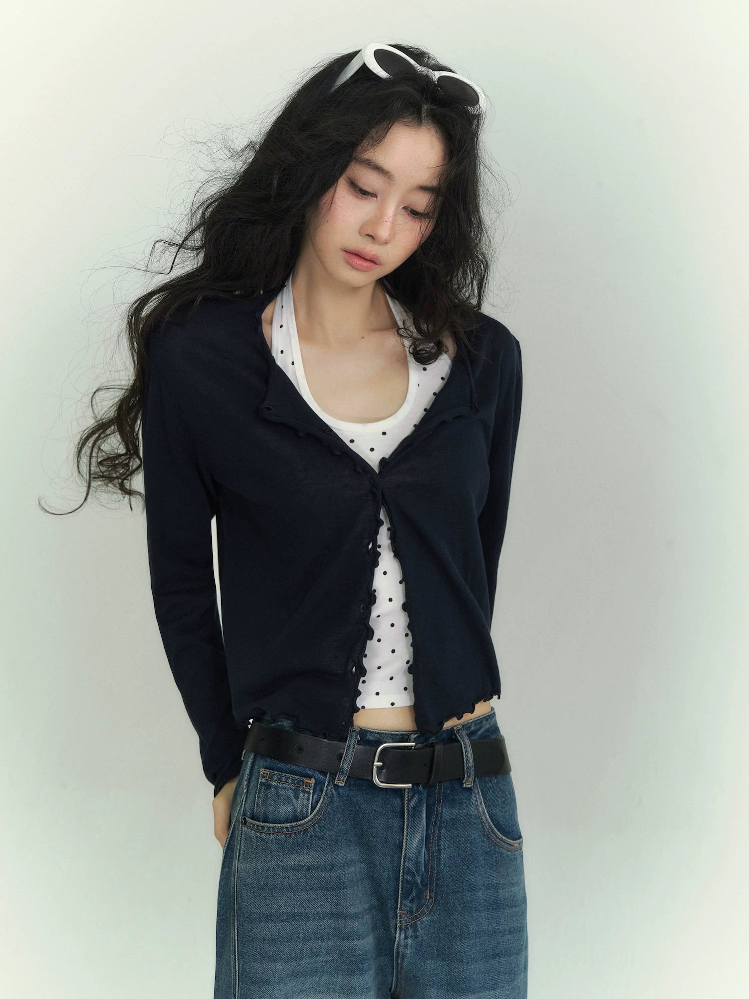 Mercerized Cotton Ultra-Lightweight Cardigan