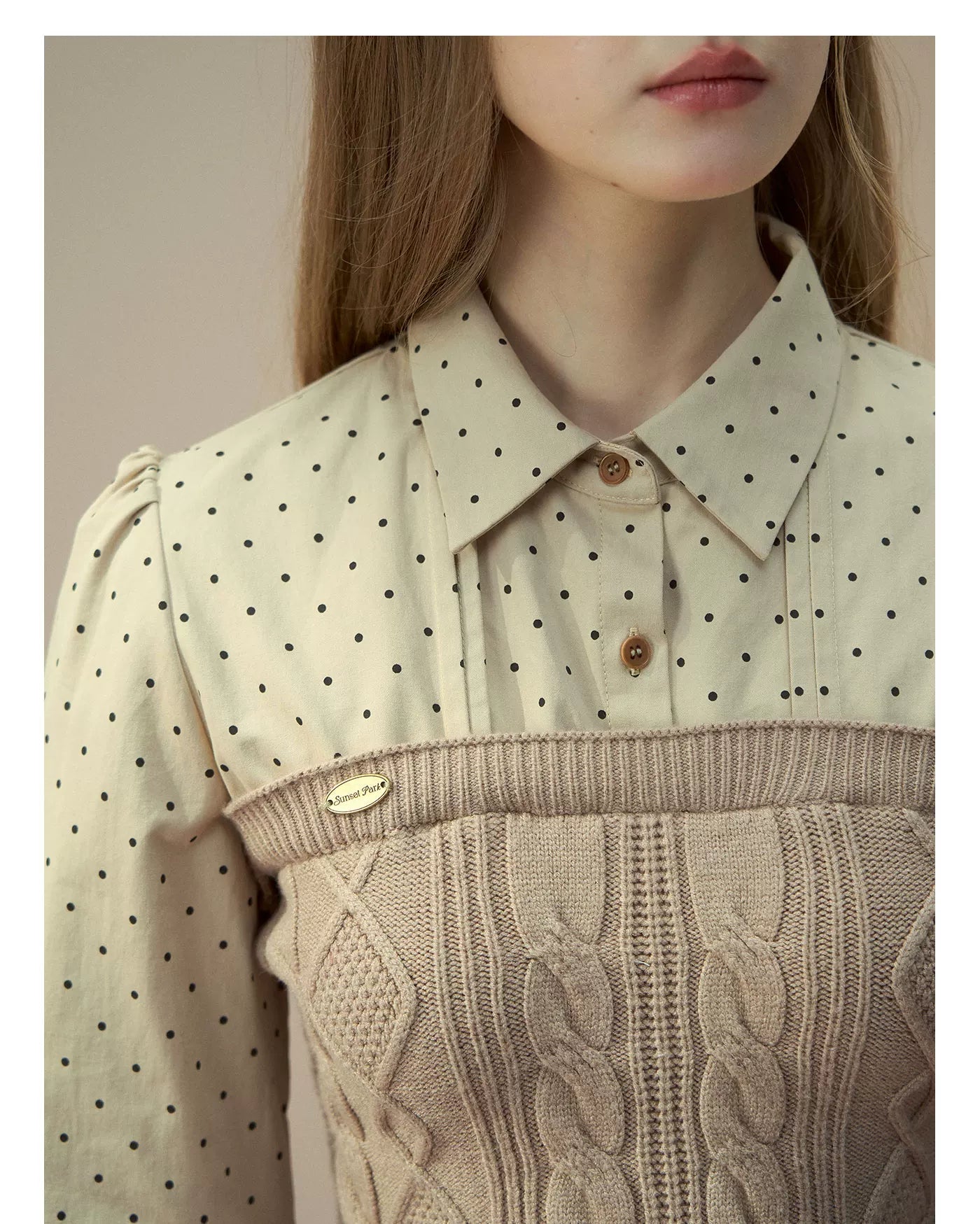 Polka Dot Preppy Shirt