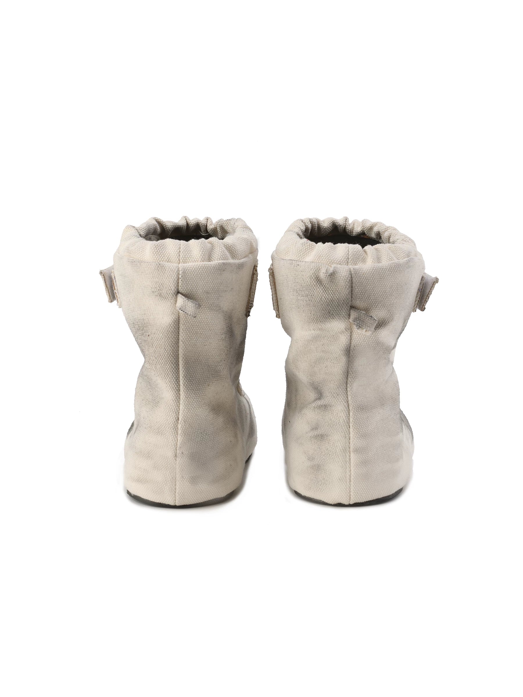 Detachable Sole Distressed Snow Boots