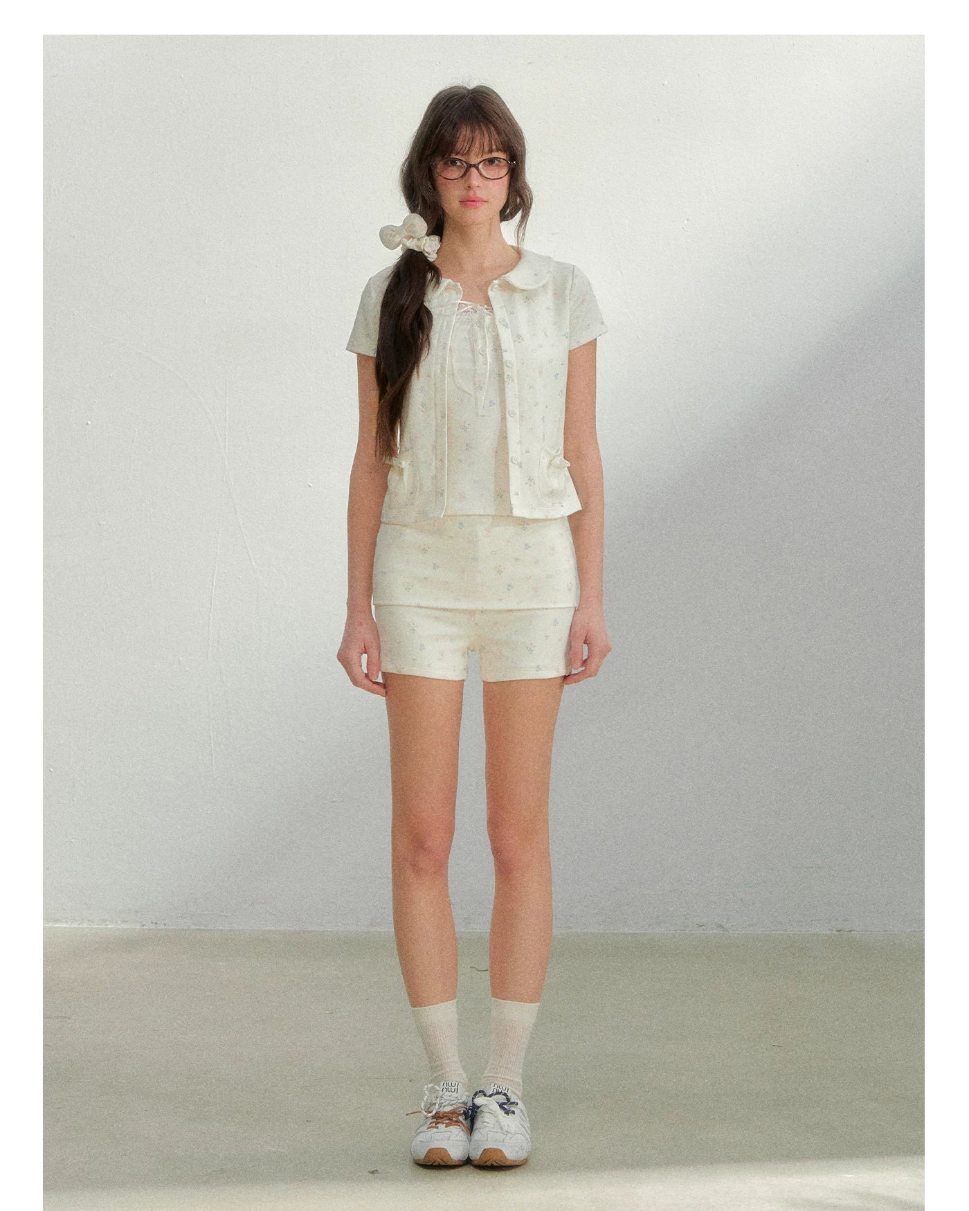 Sweet Oxygen Cotton Lace Trim Camisole