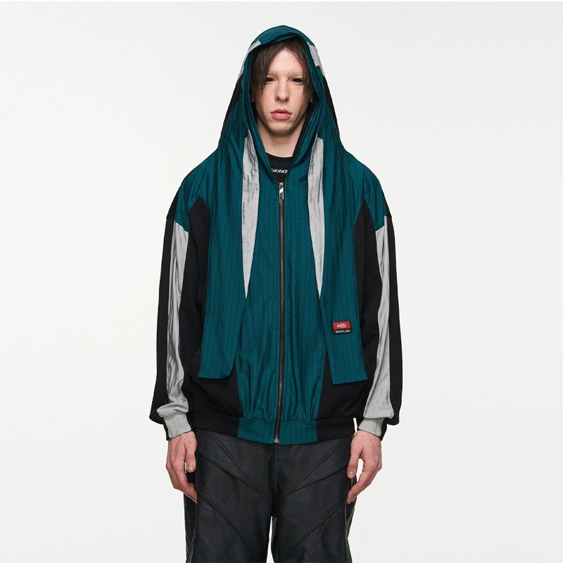 Color Block Hoodie Jacket - CHINASQUAD