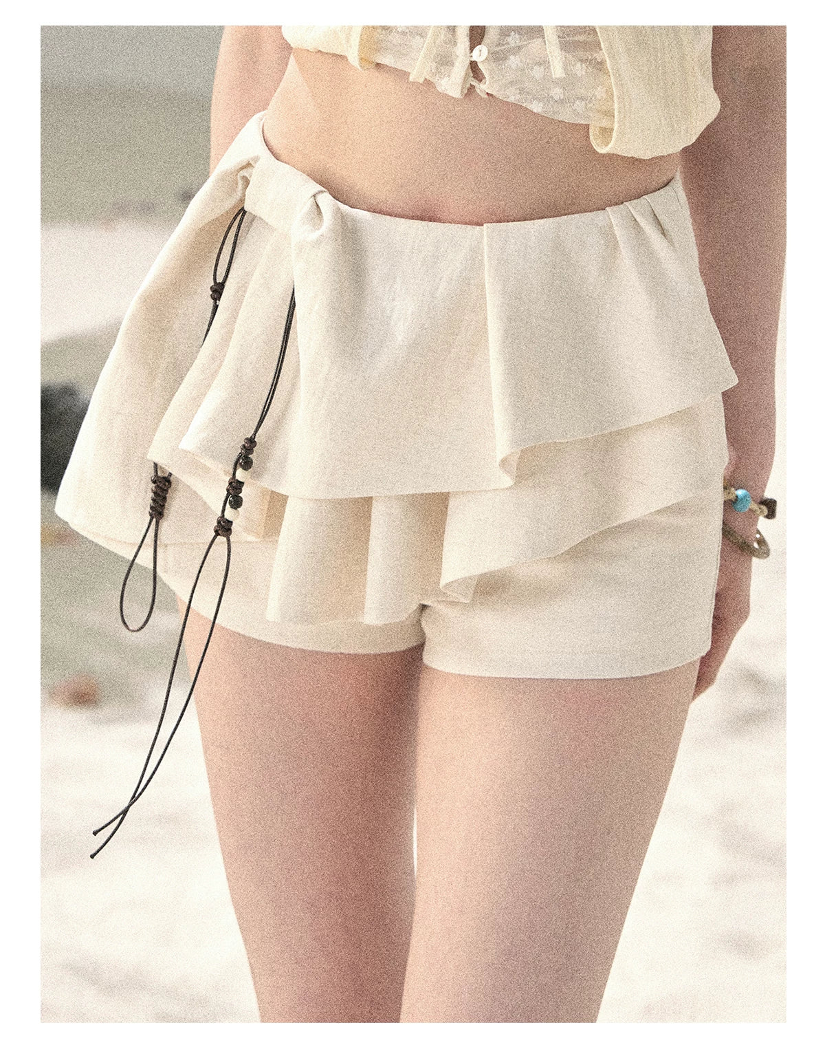 Layered Ruffle Mini Skirt