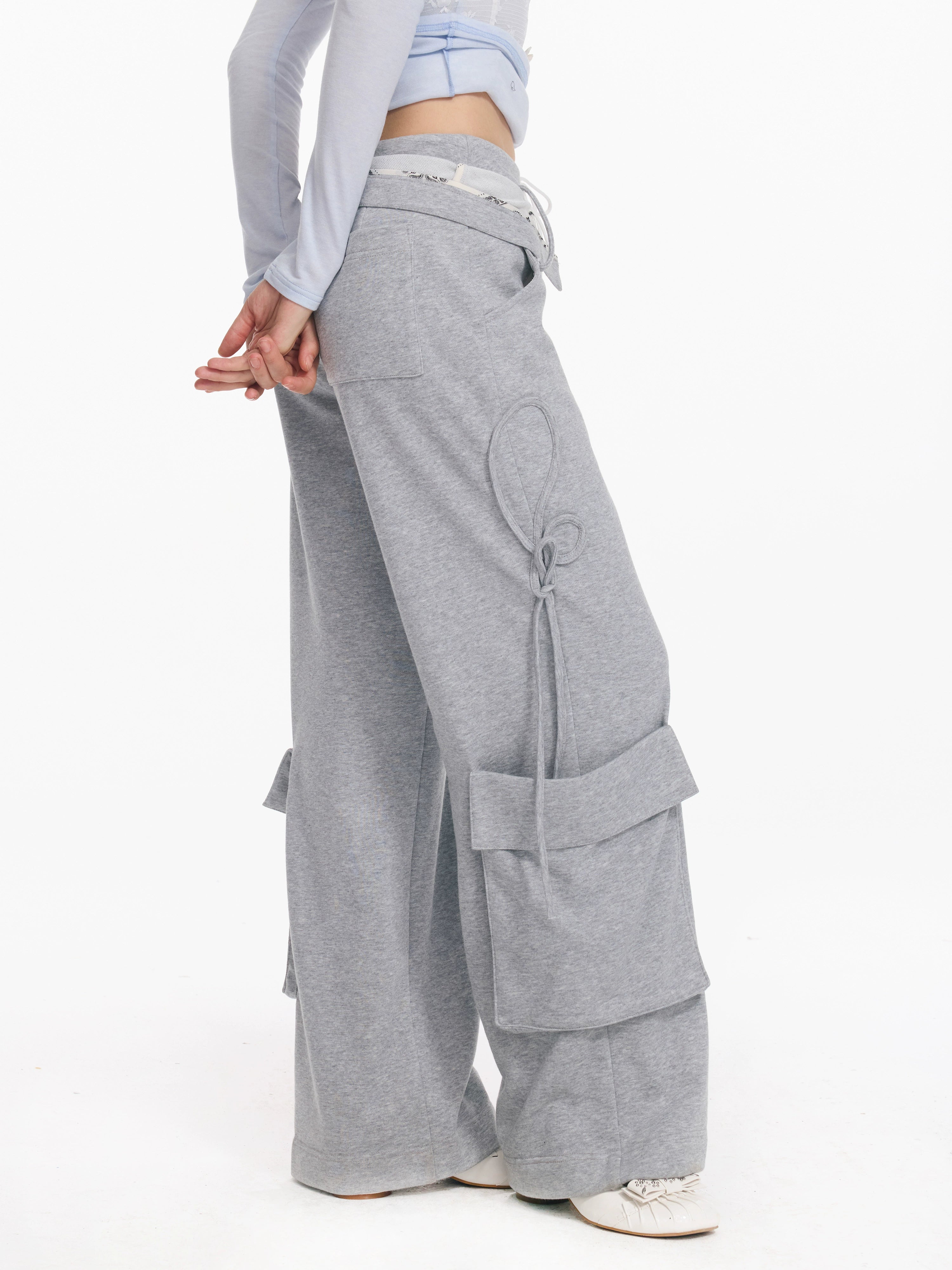 Washed Pocket Belted Utility Pants - CHINASQUAD