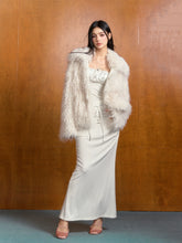 Large Lapel Faux Fur Coat - CHINASQUAD