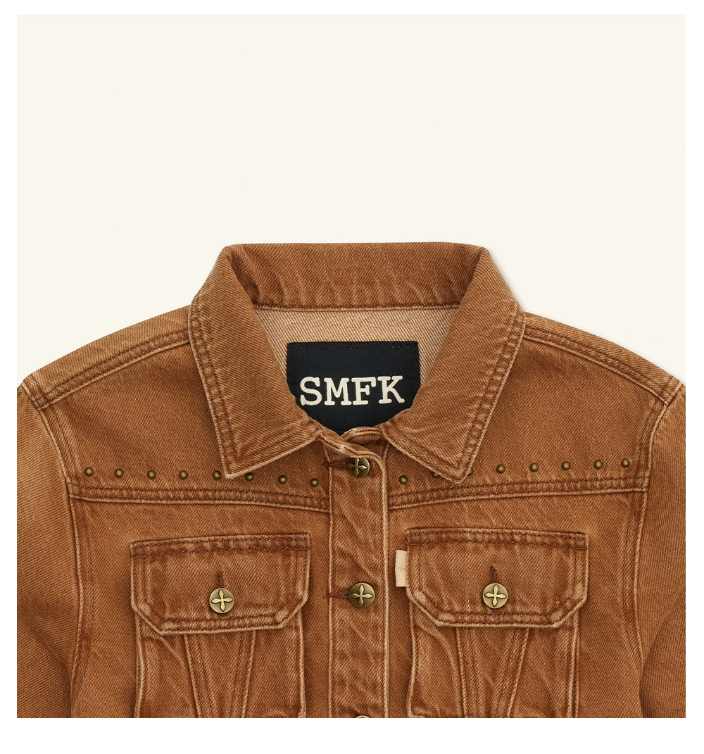 Ancient Myth Short Pocket Denim Jacket - CHINASQUAD