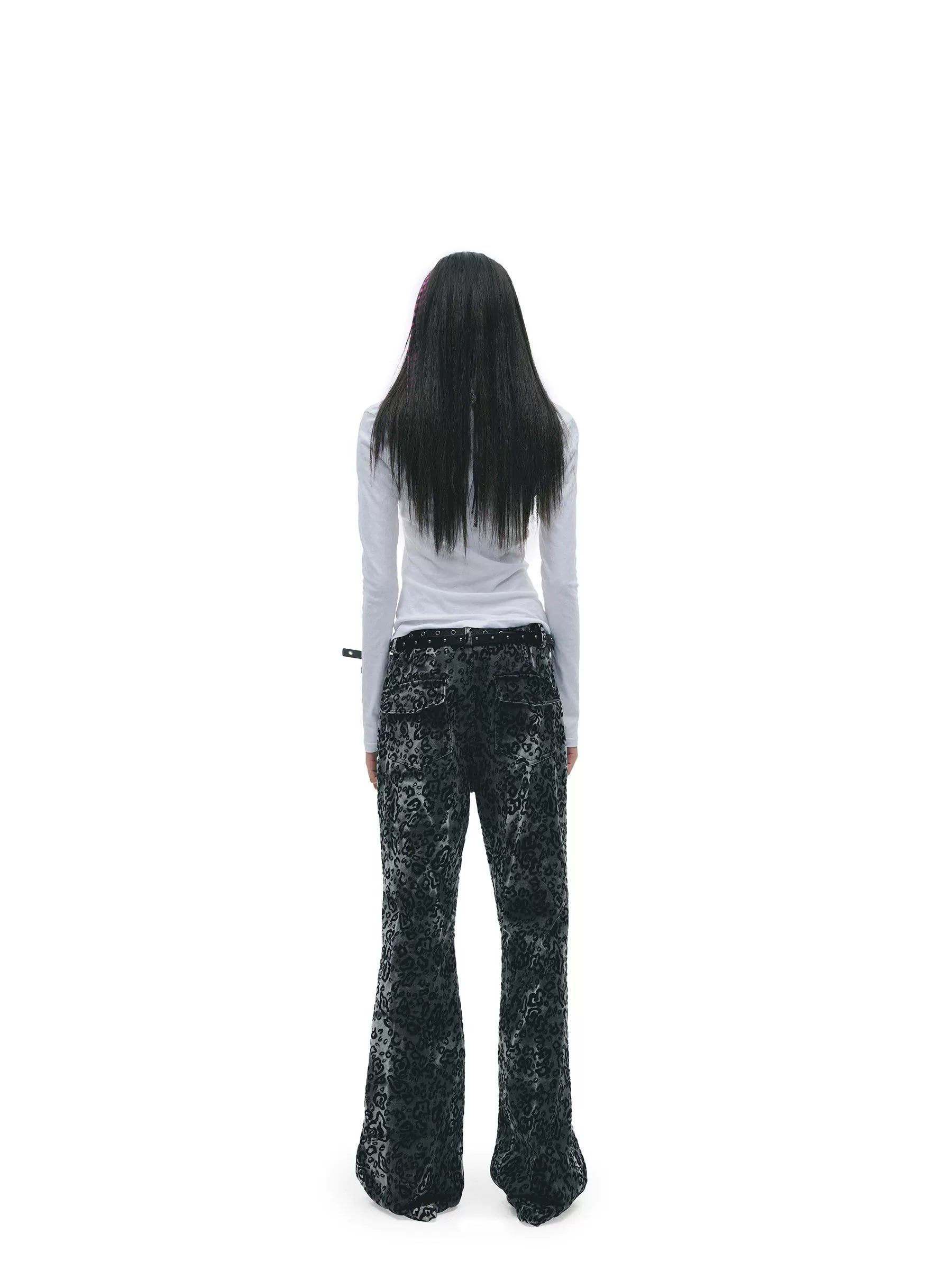 Y2K Grunge Washed Off-Shoulder Layered Long Sleeve Top