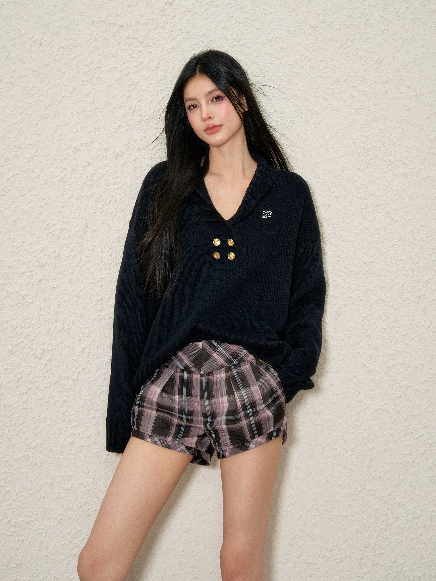 French-Style Low-Waist Lantern Shorts - CHINASQUAD