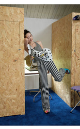 Reversible Striped Cardigan & Pants Set - CHINASQUAD