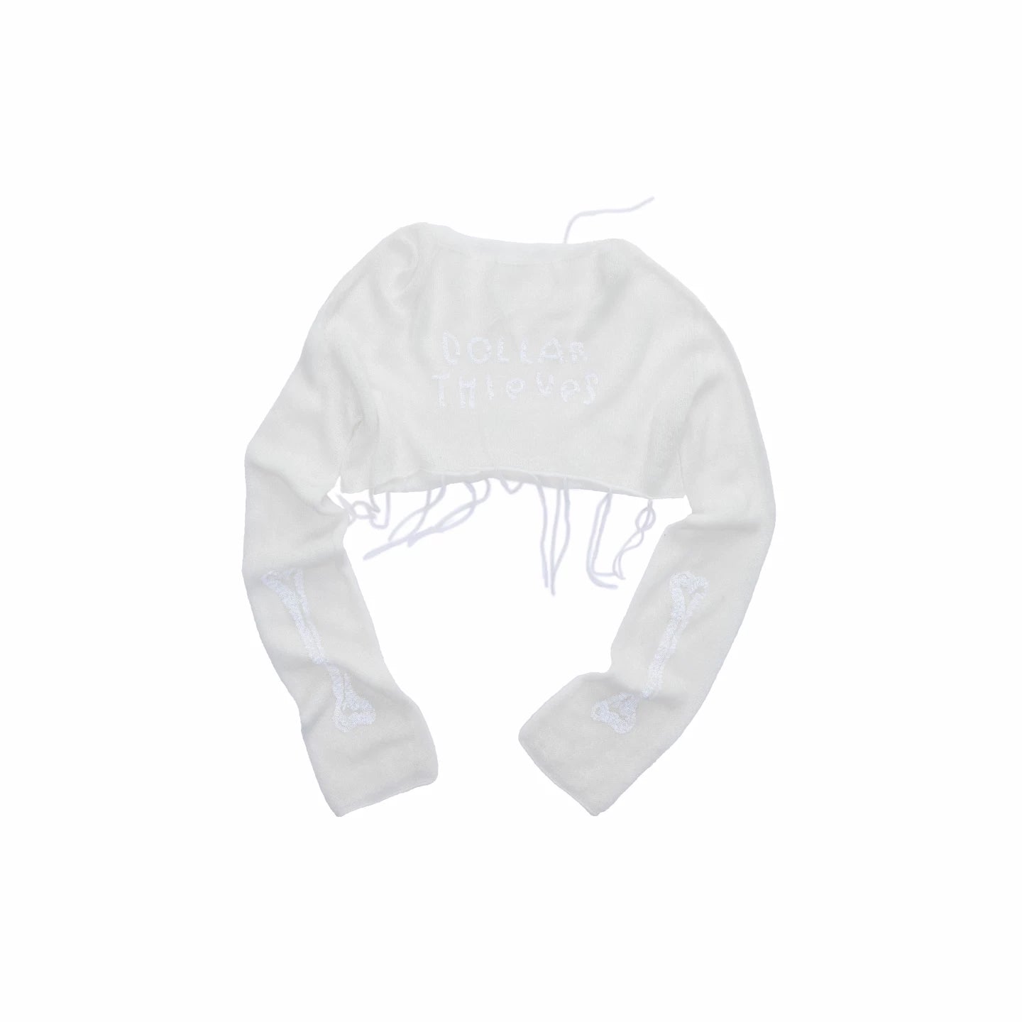 Mohair Sequin Sheer Knit Base Layer