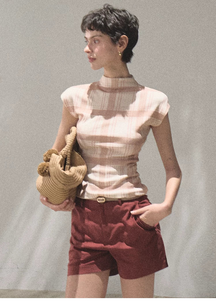 March Expansion Linen-Blend Tailored Shorts