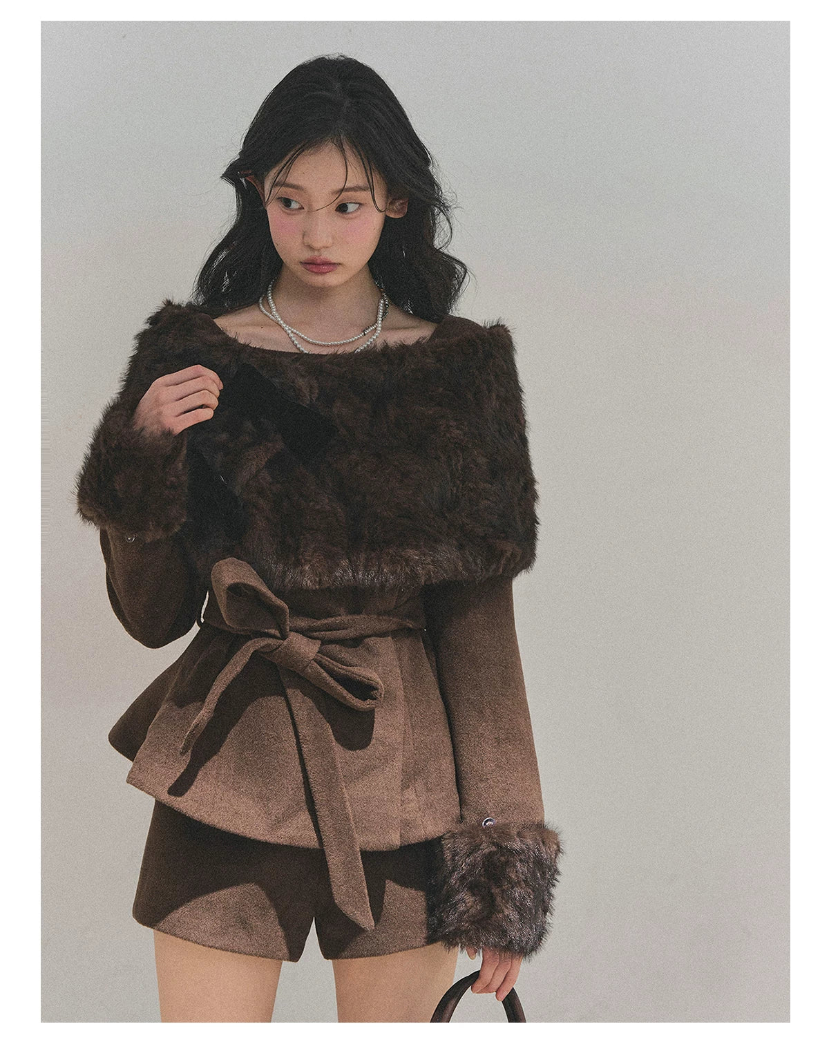 Light Luxury Cape Three-Piece Set