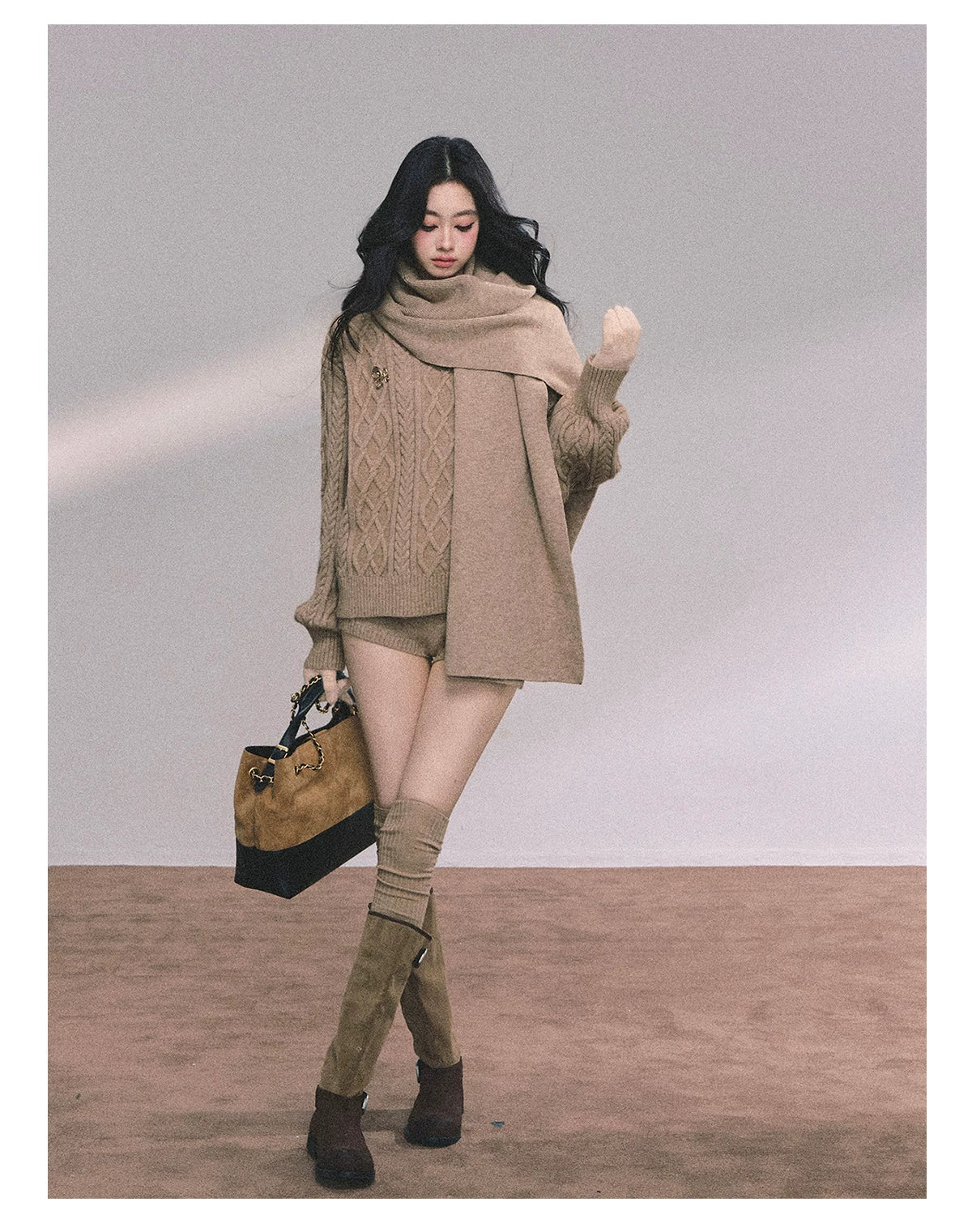 Zurich Student American Knit Three-Piece Set