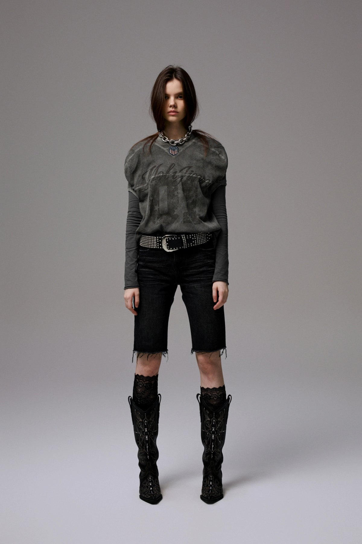 Punk Metal Stud Belt - CHINASQUAD