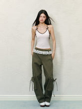 Bowknot Color-block Inner Top - CHINASQUAD