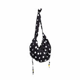 Polka Dot Adjustable Strap Hobo Bag - CHINASQUAD