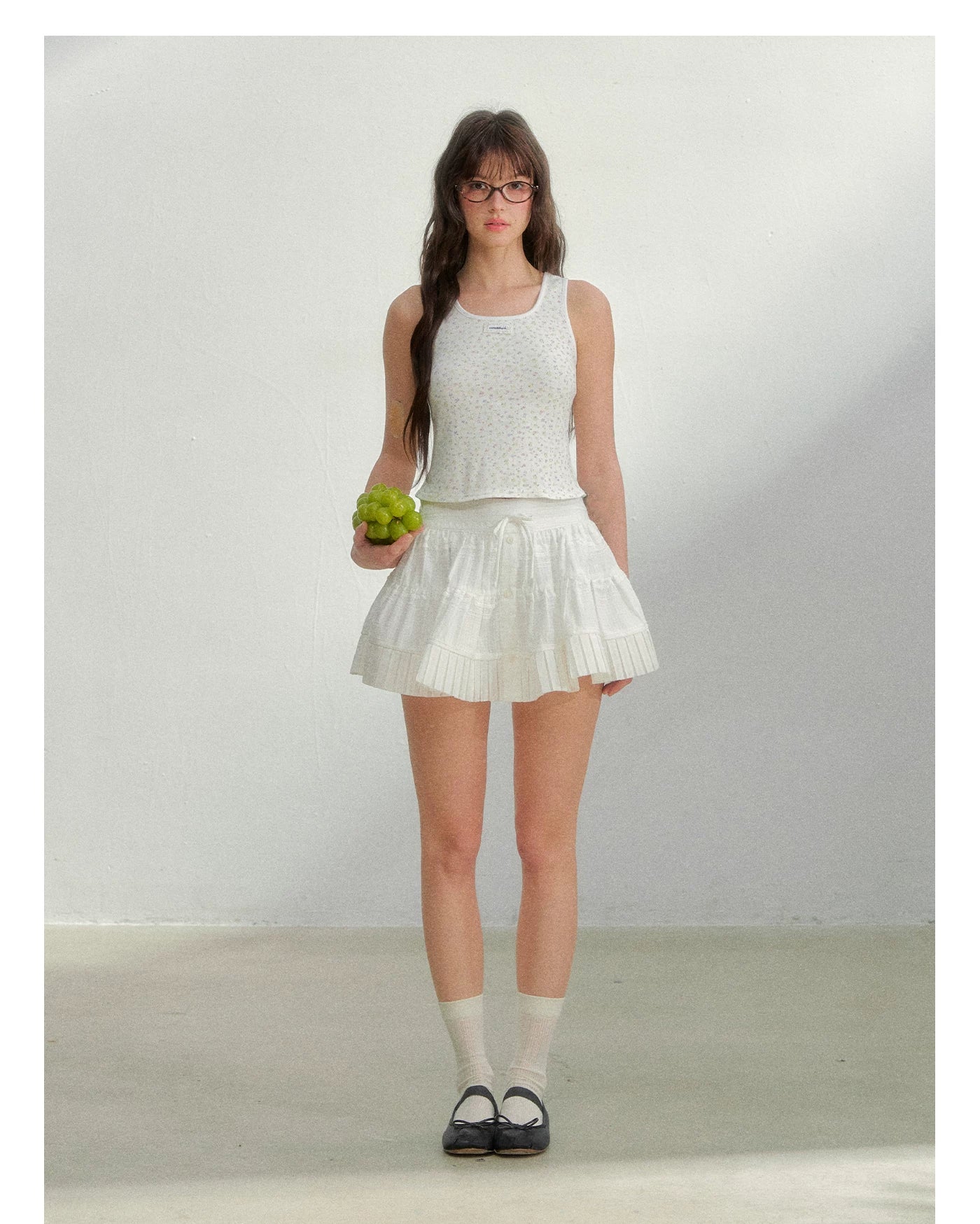 Air Like Green Apples Cotton Floral T-Shirt