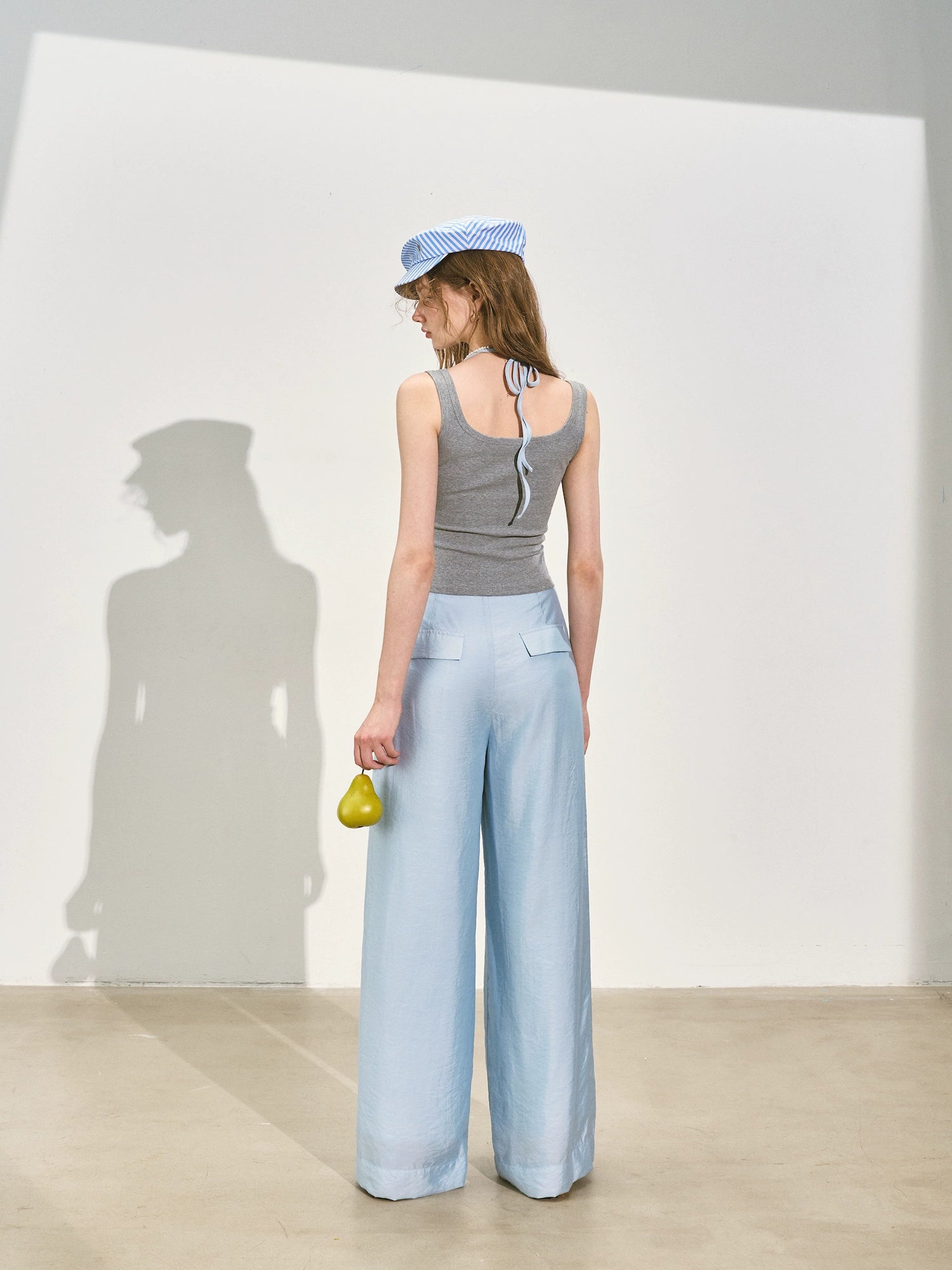 Suit Pleated Wide-Leg Pants - CHINASQUAD