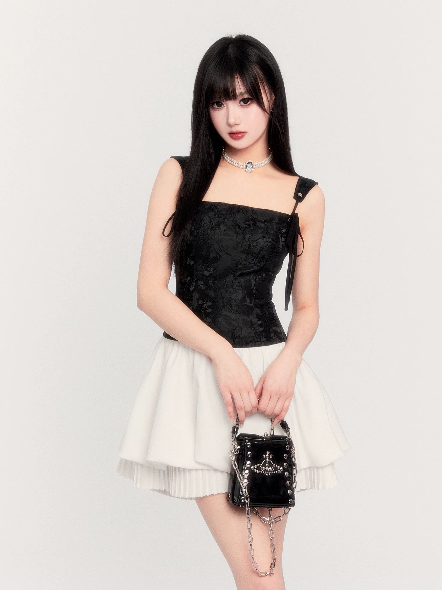 Prelude Pleated Princess Camisole Dress