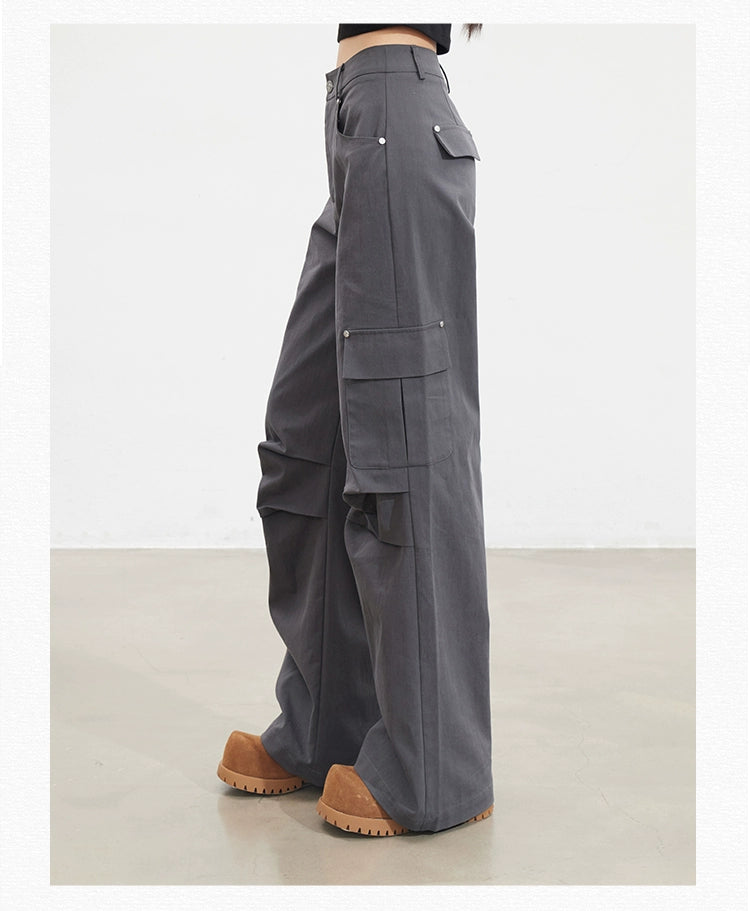 Ruched Cargo Pants - CHINASQUAD